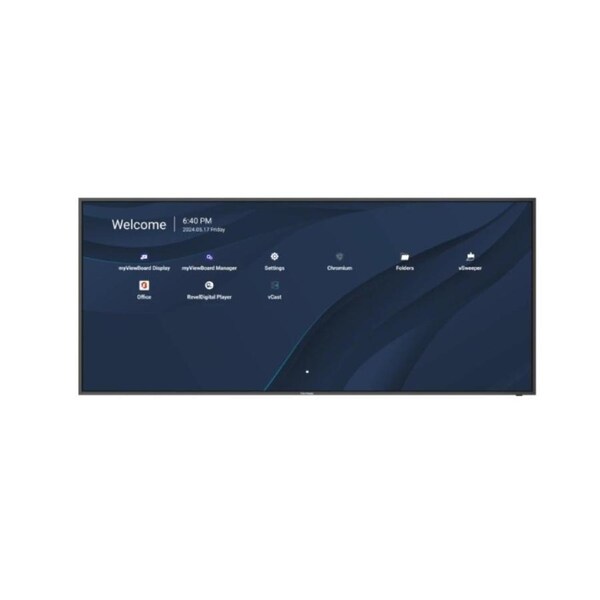 Viewsonic CDE105UW 105' 5K Presentation Display, Ultrawide Wireless presentation USB-C, Pro AV 2024 3 Years Advance Replacement, VESA 800 x 600 ProAV