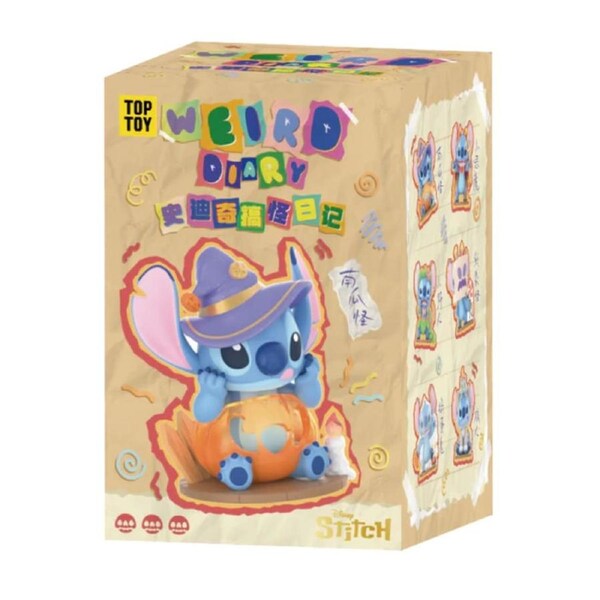 Top Toy Disney Stitch Weird Diary Figure Series Blind Box
