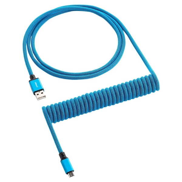 CableMod Classic Coiled Keyboard Micro-USB Cable Spectrum Blue