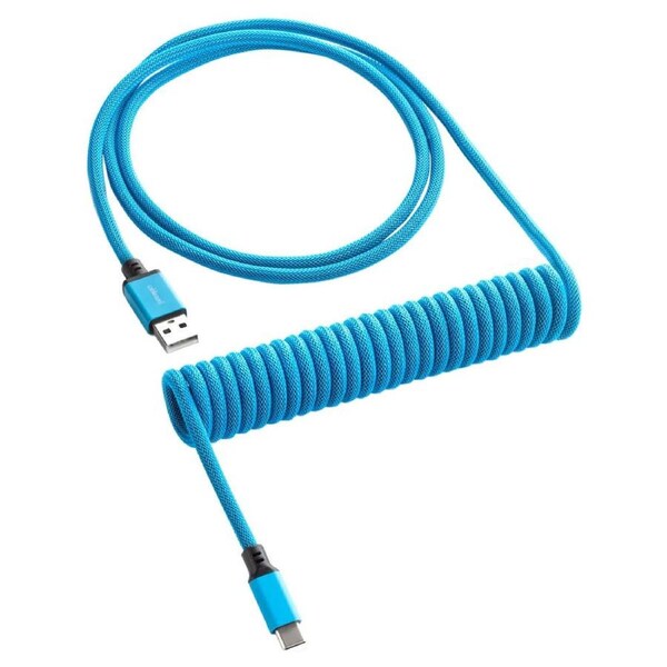 CableMod Classic Coiled Keyboard Cable Spectrum Blue