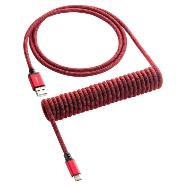 CableMod Classic Coiled Keyboard Cable Republic Red