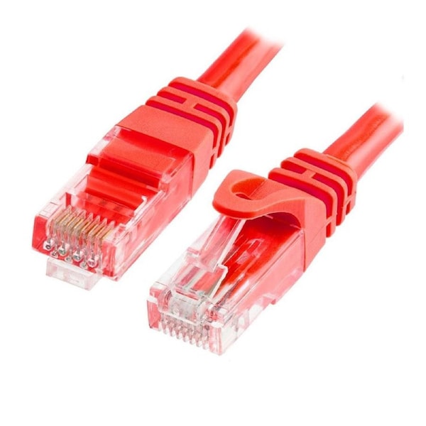 Astrotek Cat 6 Ethernet Cable Red 1m