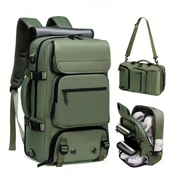 35L Laptop Travel Backpack with Shoe Compartment