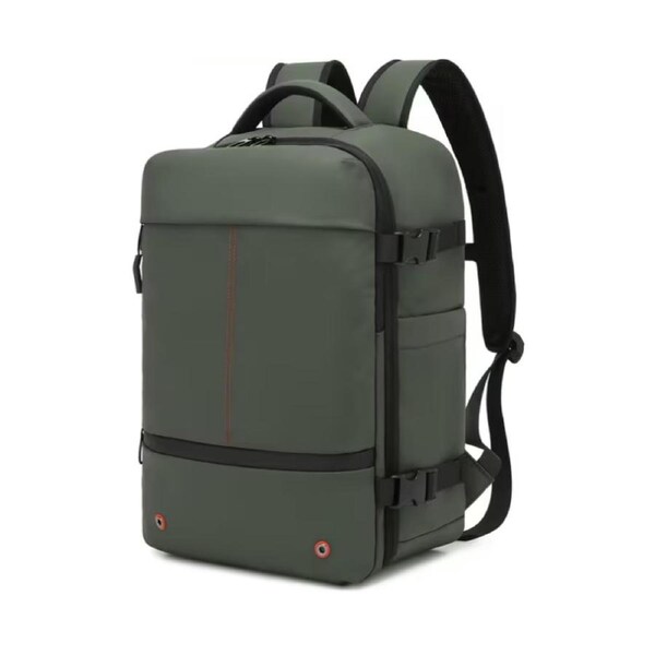 Carry-On Backpack with Vacuum Compression & Laptop Sleeve