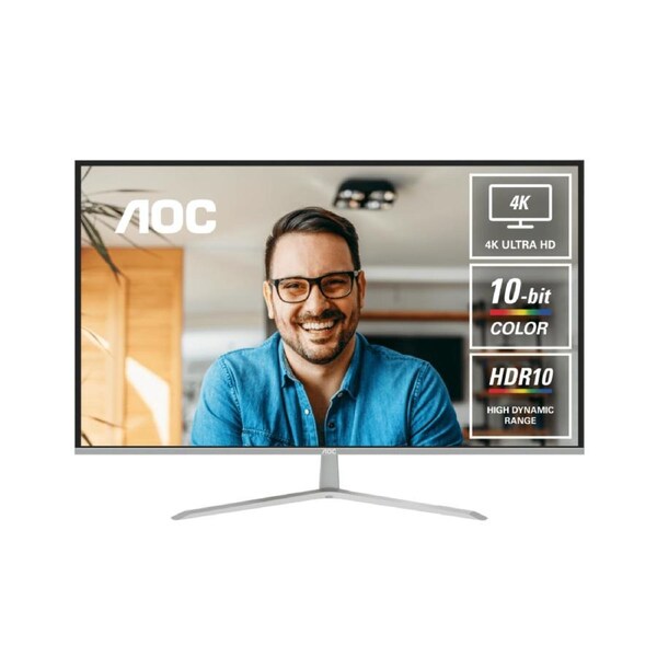AOC U32V11N 31.5" 4K UHD HDR10 Flicker-Free 10-Bit Monitor