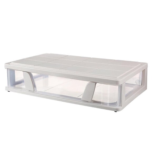 Under Bed Storage Drawer with Wheels Large Capacity Dustproof Space Saving