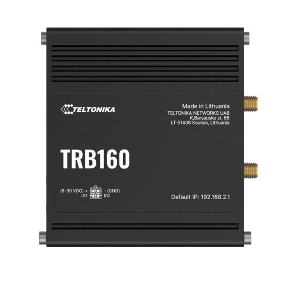 Teltonika TRB160 4G LTE CAT 6 IoT Gateway, Ultra-Small, Lightweight