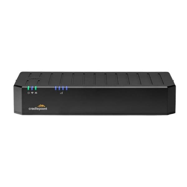 Cradlepoint E100 Enterprise Branch Router, 5G, Firewall, 4x SMA connectors 5x GbE Ethernet Ports, Dual Band Wi-Fi 5, 1-Year NetCloud Essentials Plan