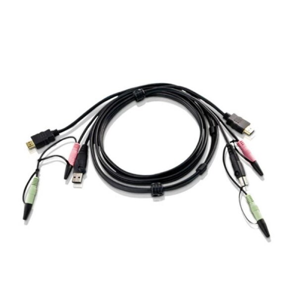 Aten KVM Cable 1.8m with HDMI USB & Audio to HDMI USB & Audio