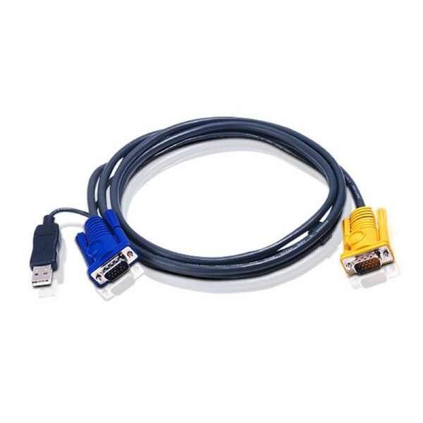 Aten KVM Cable 1.8m with 3 in 1 SPHD to VGA & USB