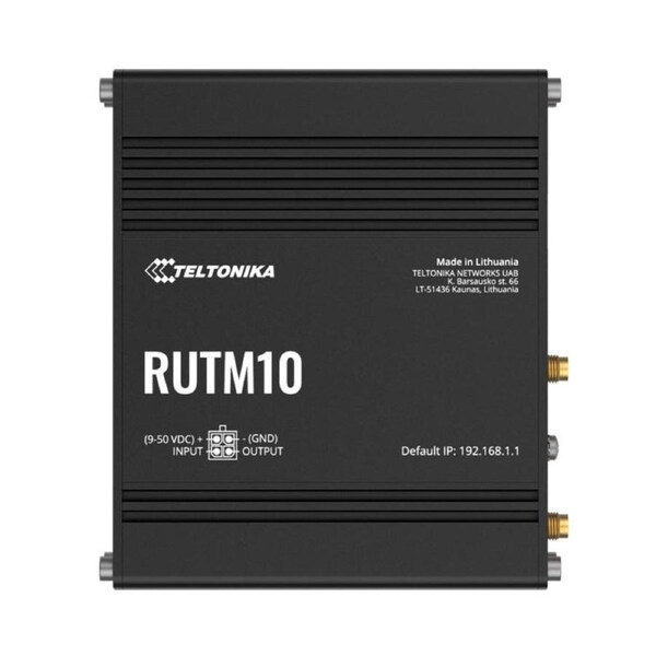 Teltonika RUTM10 wired with 4x Gigabit Ethernet ports, Dual-band Wi-Fi, 128