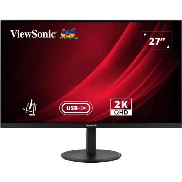 ViewSonic 27' VG 2K 2560 X 1440 SuperClear IPS, USB-C 65w Hub, DP, Height Adjust, 3y Advance Replacement, Business Pro Monitor