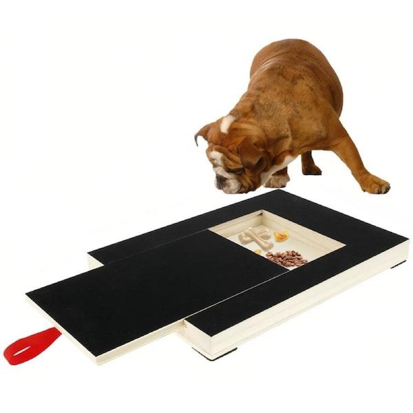 Nevenka Dog Nail Scratch Board File Built-in Snack Box Sandpaper Puppy Nail Grinding Pad
