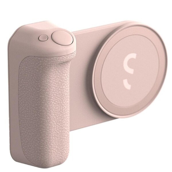 Shiftcam SnapGrip Magnetic Snap-on Mobile Battery Grip Stand 3200mAh Chalk Pink