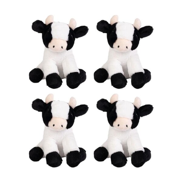 4PK Living Nature Little Farm 16cm Animal Plush Fun Toy Assorted