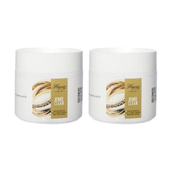 2PK Hagerty White Line Jewel Clean Jewellery Cleaning Bath Stone/Metal 125ml