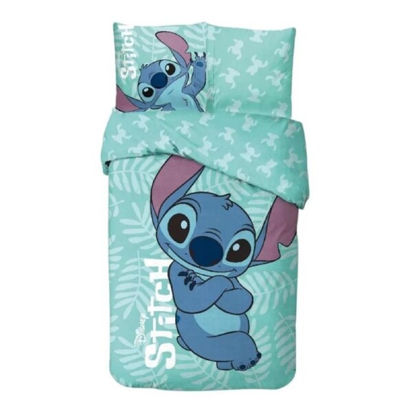 Disney Lilo & Stitch Ohana Dream Cotton Quilt Cover Set - Single Bed Size