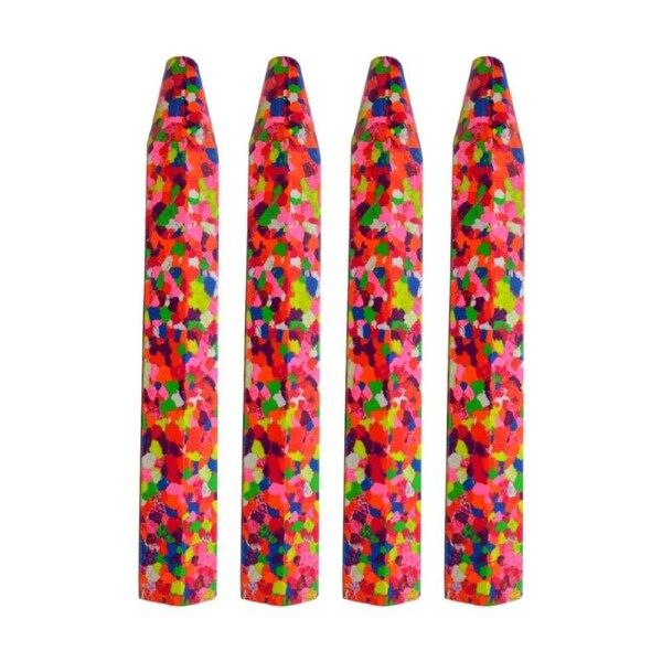 4PK Buddy And Barney Wacky Giant Jumbo Neon Crayon Childrens Drawing 3Y+
