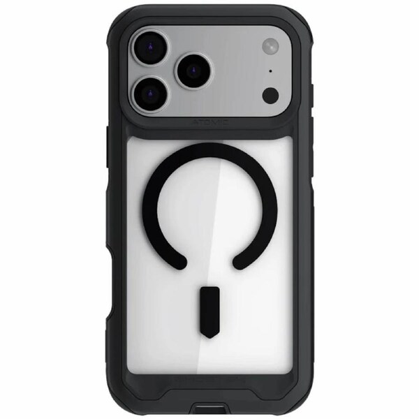 Ghostek iPhone 17 Pro Max Atomic Slim Case MagSafe Compatible Non Slip Grip Protection Black