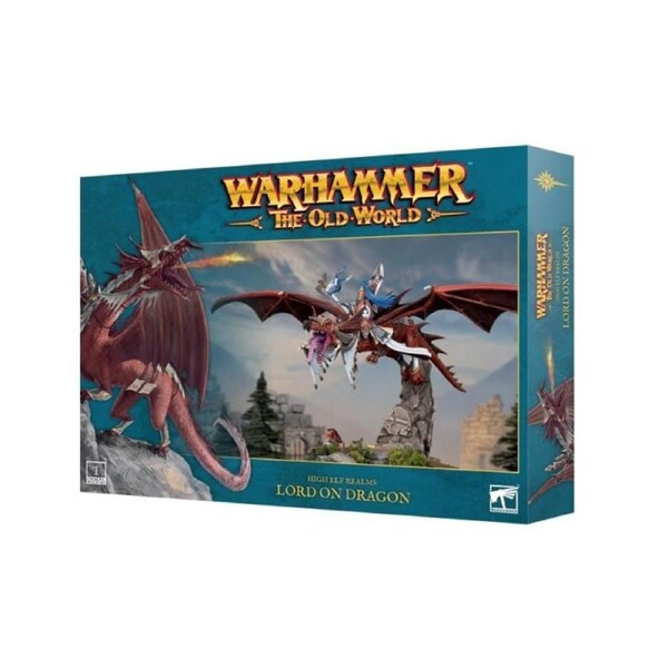 Warhammer - The Old World - High Elf Realms - Lord On Dragon
