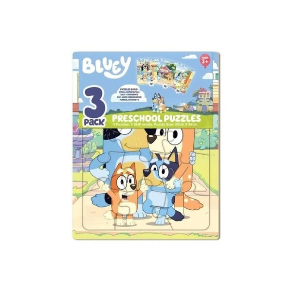 Bluey - Frame Tray Puzzles (3 Pack)