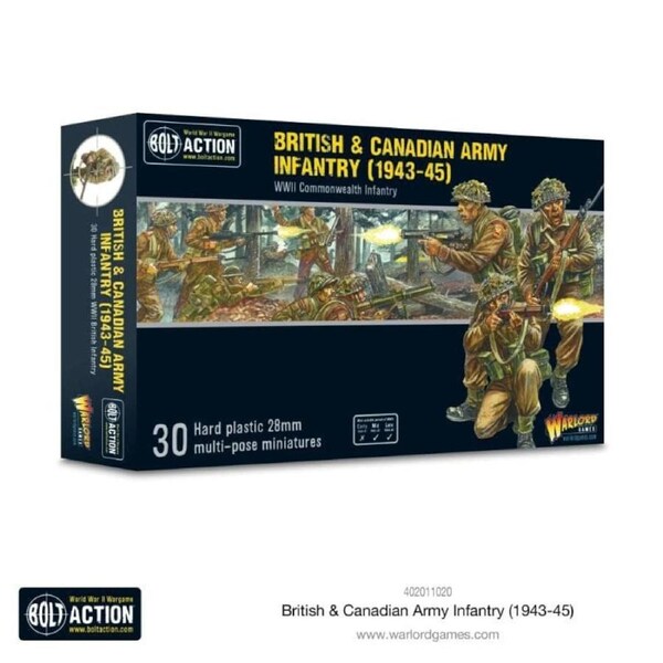 Bolt Action - British - British & Canadian Infantry (1943-45) (Plastic)