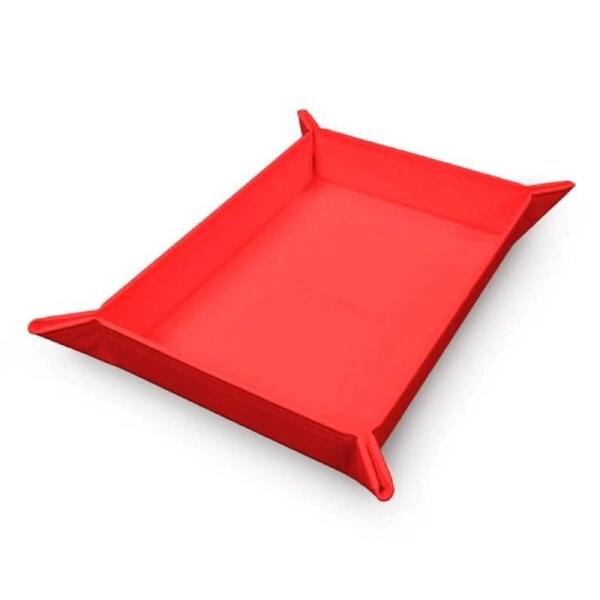 Vivid Magnetic Foldable Dice Tray - Ultra Pro - Red