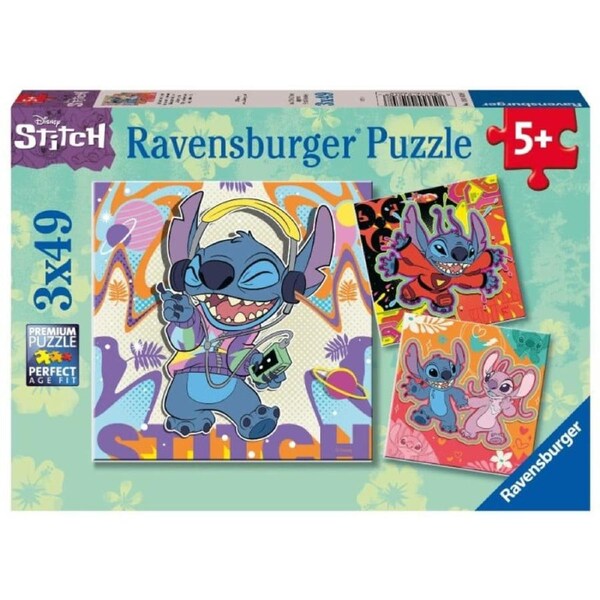 Disney Stitch (3x49pc) Ravensburger
