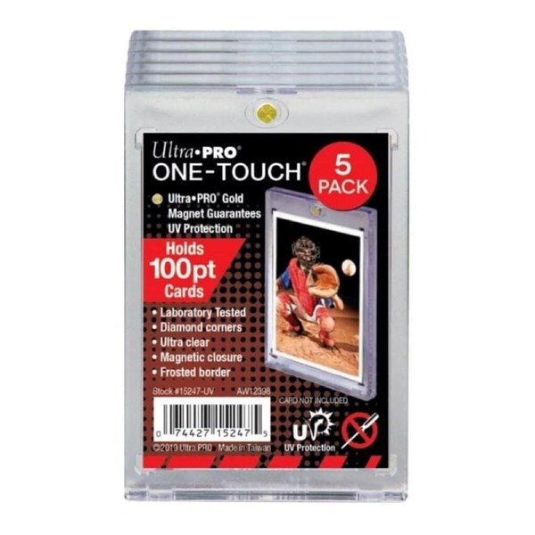 Card Protectors - Ultra Pro - 100pt UV One Touch - Magnetic Closure (5 pack)