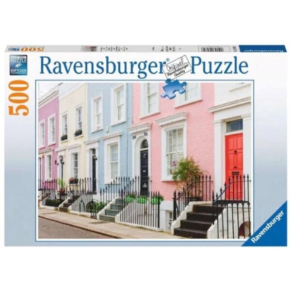 Colourful London Townhouses (500pc) Ravensburger