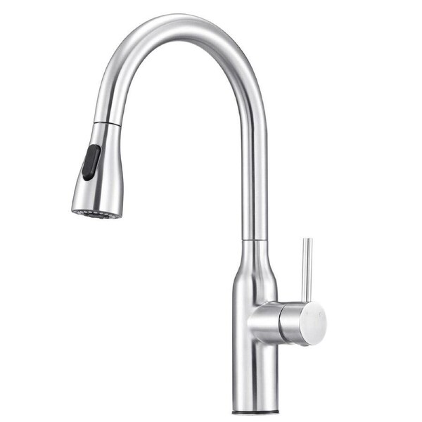 Pull out kitchen mixer WELS 6 Star 4.5 Litres/Minute WELS Registration T42301 Kitchen Tap Hot Cold Water Faucet Stream Spray Spout Swivel 360 Degree Modern