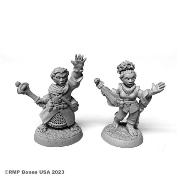 Reaper Miniatures - Halfling Cleric and Bard