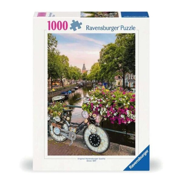 Bicycle and Flowers in Amsterdam (1000pc) Ravensburger