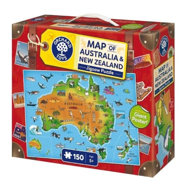 Map of Australia & New Zealand (Orchard Toys)