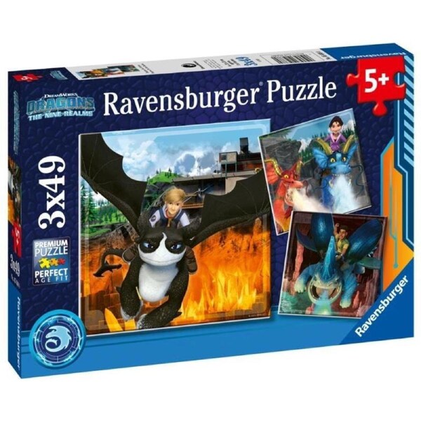 Dragons (3x49pc) Ravensburger