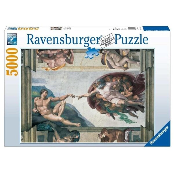 Michelangelo The Creation of Adam (5000pc) Ravensburger
