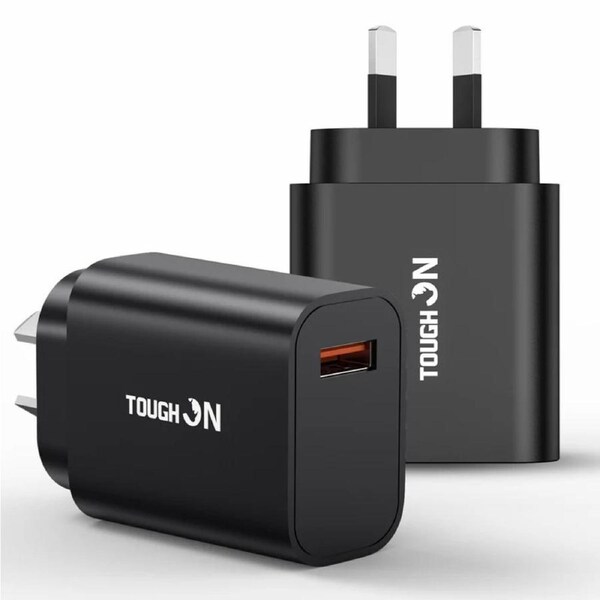 Tough Power 18W USB-A Port Wall Charger Black