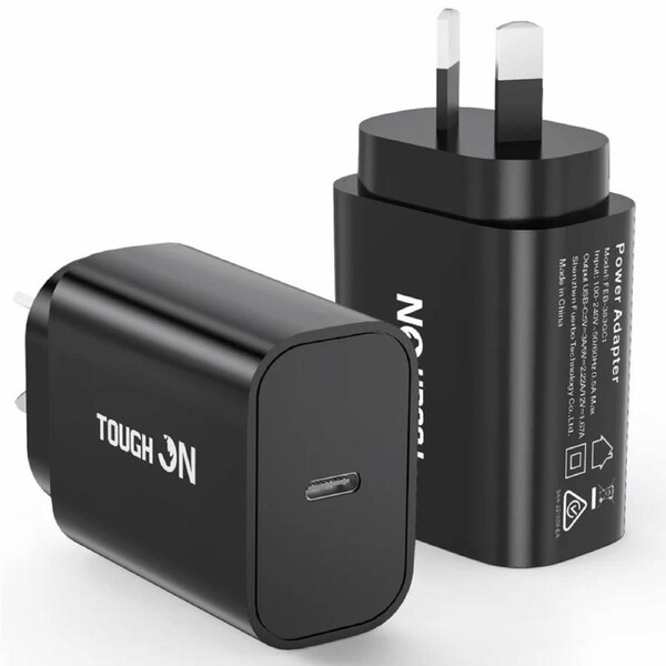 Tough Power Fast Charge Series 20W USB-C Wall Charger Black