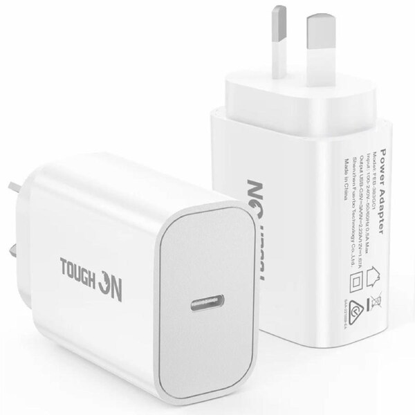 Tough Power Fast Charge Series 20W USB-C Wall Charger White