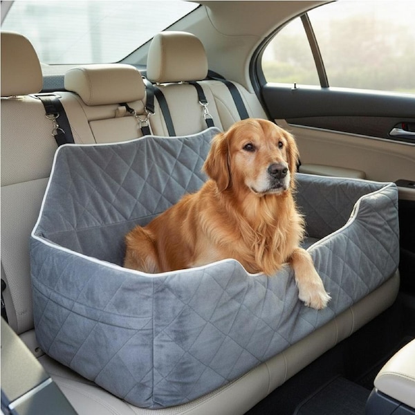 Advwin Dog Car Seat for Medium/Large Dog Pet Booster Seat Cover