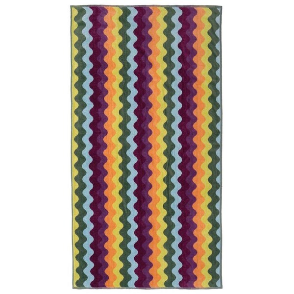 Jacquard Beach Towel Ripple