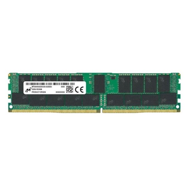 Micron 32GB (1x32GB) DDR4 RDIMM 3200MHz CL22 2Rx4 ECC Registered Server Memory 3yr wty