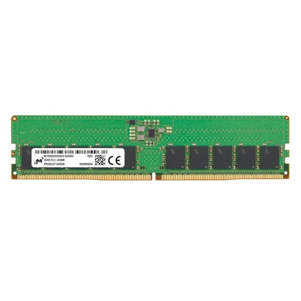 Micron 16GB (1x16GB) DDR5 ECC UDIMM 5600MHz CL46 2Rx8 Server Data Center Memory 3yr wty
