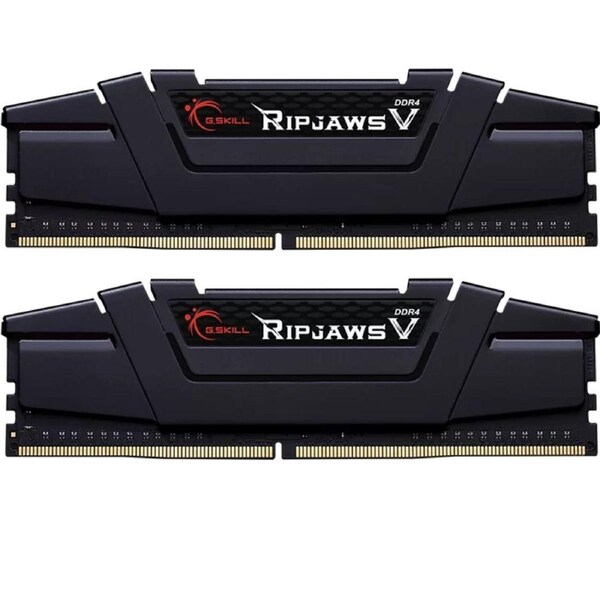 G.SKILL F4-4000C18D-16GVK 16GB (2 x 8GB)/ PC4-32000 / DDR4 4000 Mhz/ Timings 18-22-22-42/ Voltage 1.35V/ RipjawsV