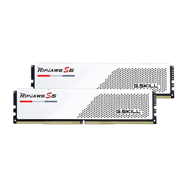 G.SKILL F5-5200J4040A16GX2-RS5W 32GB (2 x 16GB)/ DDR5 5200 MT/s/ Timings 40-40-40-83/ Voltage 1.1V/ Ripjaws S5