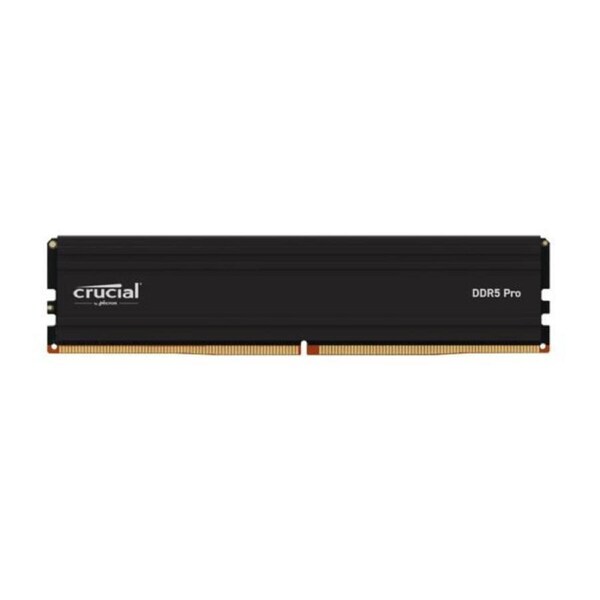 Crucial Pro 64GB (1x64GB) DDR5 UDIMM 5600MHz CL46 Black Heat Spreader Support