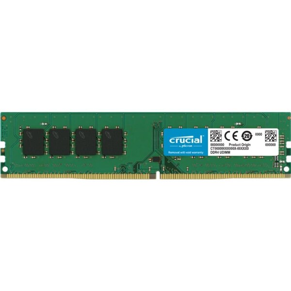 Crucial 32GB (1x32GB) DDR4 UDIMM 3200MHz CL22 1.2V Dual Ranked Desktop PC Memory RAM