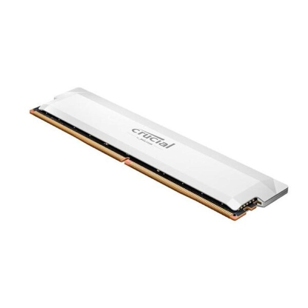 Crucial Pro 16GB (1x16GB) DDR5 UDIMM 6400MHz CL38 White Heat Spreader Support