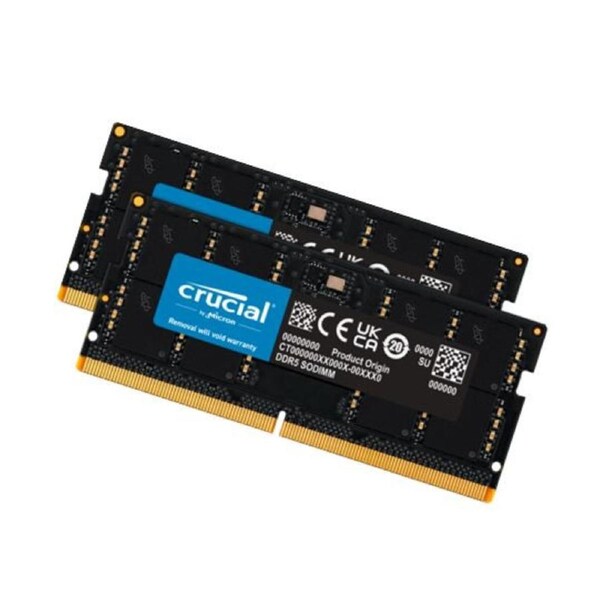 Crucial 128GB (2x64GB) DDR5 SODIMM 5600MHz CL46 Notebook Laptop Memory