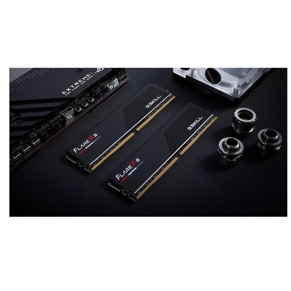 G.SKILL F5-6000J3238F16GX2-FX5 32GB (2 x 16GB)/ DDR5 6000 MT/s/ Timings 32-38-38-96/ Voltage 1.35V/ Flare X5